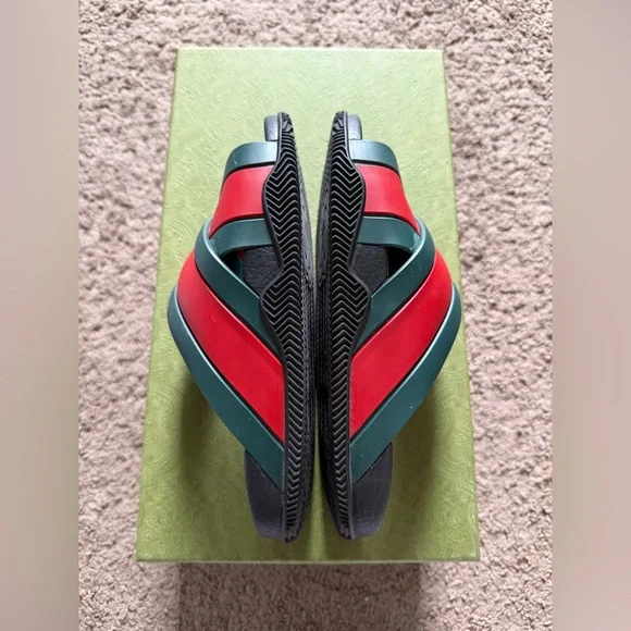Authentic Gucci Rubber Slides - Picture 3 of 5